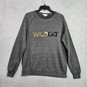 Bow & Drape New York Wild Cats Sequined Pullover Women's sweatshirt Sz L
